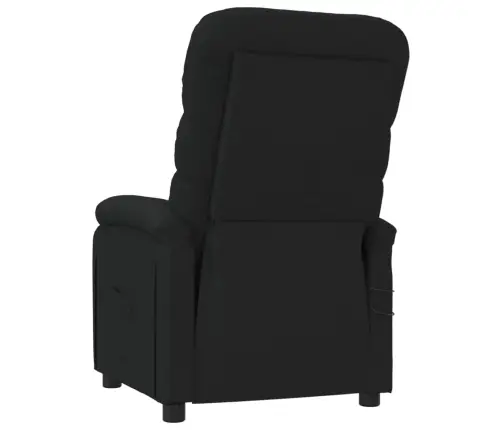 Elektrisks Masāžas Krēsls, Melns Audums Vidaxl