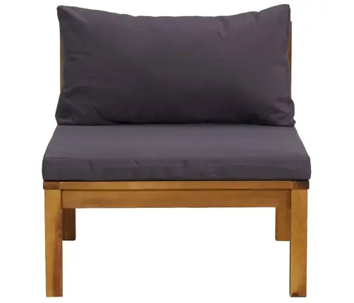 2-Osaline Diivanikomplekt Tumehallide Patjadega, Akaatsiapuit