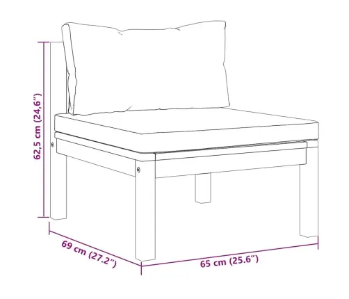 Sofos Komplektas Su Pilkomis Pagalvėmis, 2 Dalių, Akacija Sofos Komplektas Su Pilkomis Pagalvėmis, 2 Dalių, Akacija