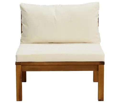 2-Osaline Aia Diivanikomplekt, Kreemjasvalge, Akaatsapuit