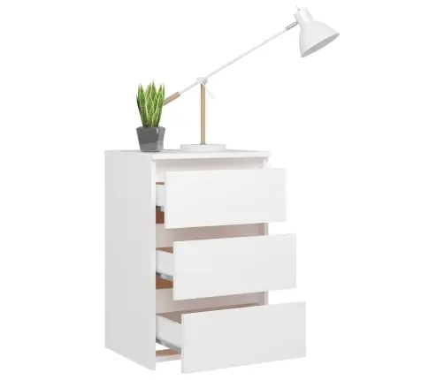 Öökapp, Valge, 40 X 35 X 62,5 cm Tehispuit