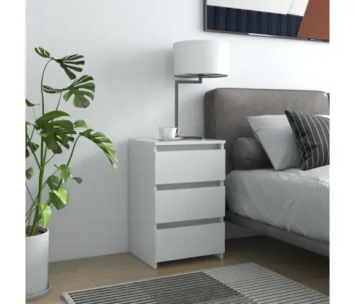 Öökapp, Valge, 40 X 35 X 62,5 cm Tehispuit