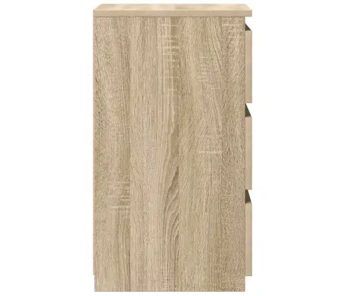 Naktinės Spintelės, 2Vnt., Ąžuolo, 40X35X62,5cm Mediena Naktinės Spintelės, 2Vnt., Ąžuolo, 40X35X62,5cm Mediena