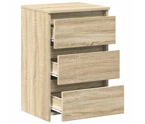 Naktinės Spintelės, 2Vnt., Ąžuolo, 40X35X62,5cm Mediena Naktinės Spintelės, 2Vnt., Ąžuolo, 40X35X62,5cm Mediena