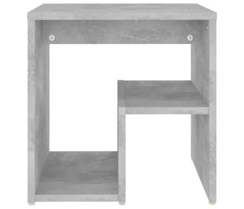 Naktsskapīši, 2 Gab., Pelēki, 40X30X40 Cm, Inženierijas Koks Vidaxl