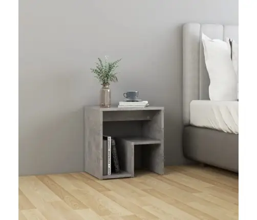 Naktsskapīši, 2 Gab., Pelēki, 40X30X40 Cm, Inženierijas Koks Vidaxl