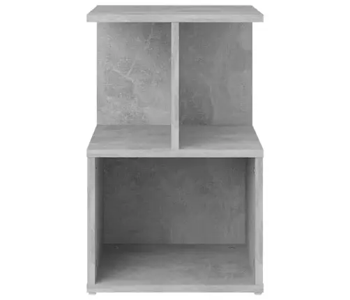 Naktsskapītis, Betona Pelēks, 35X35X55 Cm, Inženierijas Koks Vidaxl