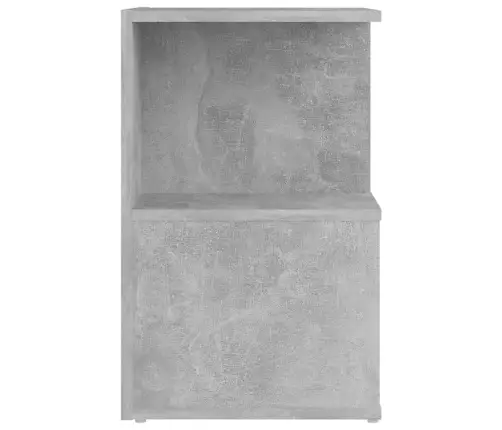 Naktsskapītis, Betona Pelēks, 35X35X55 Cm, Inženierijas Koks Vidaxl