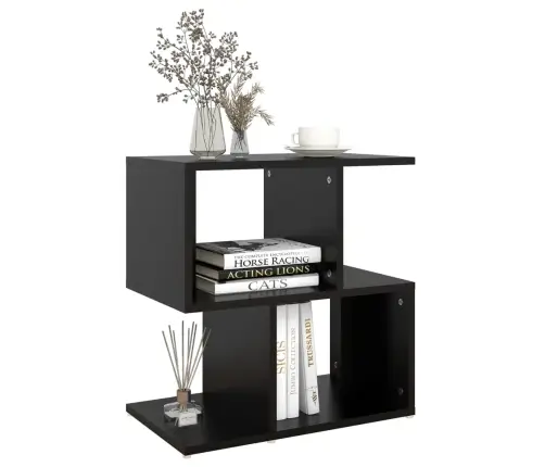 Naktsskapītis, Melns, 50X30X51,5 Cm, Inženierijas Koks Vidaxl