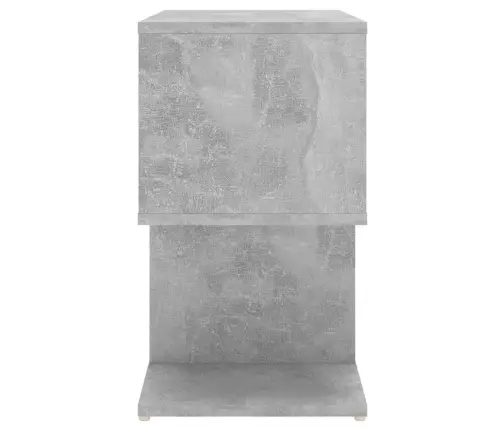 Naktinė Spintelė, Betono Pilka, 50X30X51,5cm Apdirbta Mediena Naktinė Spintelė, Betono Pilka, 50X30X51,5cm Apdirbta Mediena