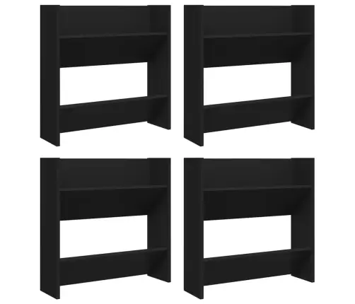Seina Kingakapid 4 Tk, Must, 60 X 18 X 60 cm Tehispuit