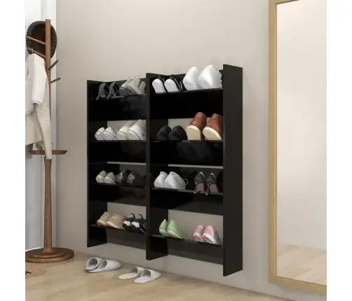 Seina Kingakapid 4 Tk, Must, 60 X 18 X 60 cm Tehispuit