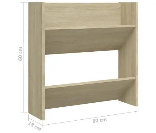 Seina Kingakapp, Sonoma Tamm, 60 X 18 X 60 cm Puitlaastplaat