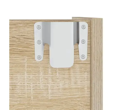 Seina Kingakapid 2 Tk,Sonoma Tamm, 60X18X60 cm Puitlaastplaat