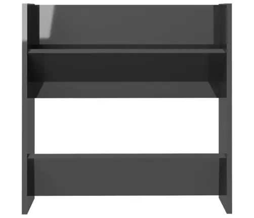 Sienas Plaukti, 2 Gab., Pelēki, 60X18X60 Cm, Inženierijas Koks Vidaxl