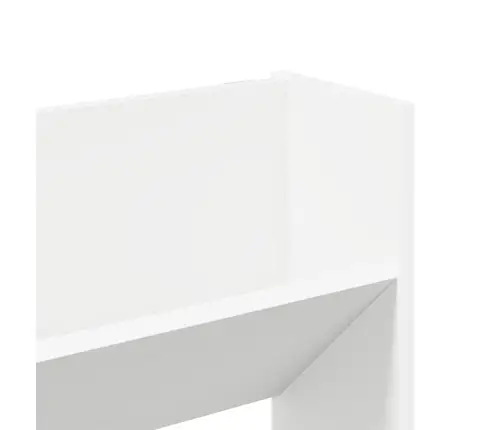 Sieninė Spintelė Batams, Balta, 80X18X60cm Apdirbta Mediena