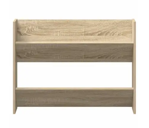 Sienas Plaukti, 2 Gab., Ozolkoka, 80X18X60Cm, Skaidu Plātne Vidaxl