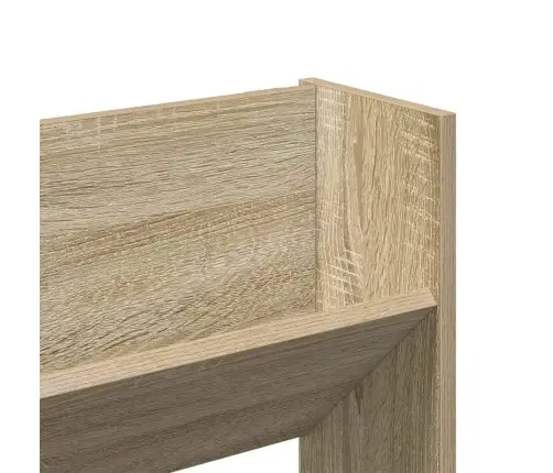 Sienas Plaukti, 2 Gab., Ozolkoka, 80X18X60Cm, Skaidu Plātne Vidaxl