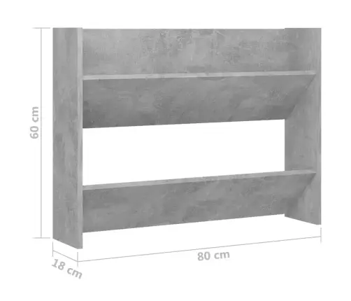Seina Kingakapp, Betoonhall, 80 X 18 X 60 cm Tehispuit