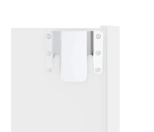 Sienas Apavu Plaukti, 2 Gab., Balti, 60X18X90 Cm, Skaidu Plātne Vidaxl