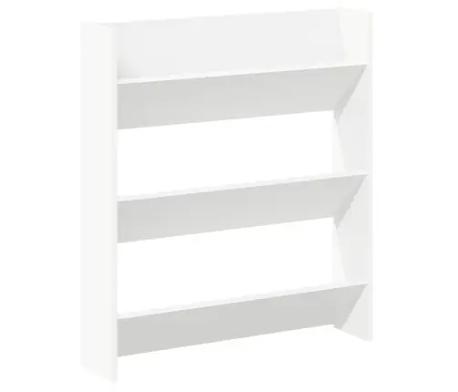 Seina Kingakapp, Valge, 80 X 18 X 90 cm Puitlaastplaat