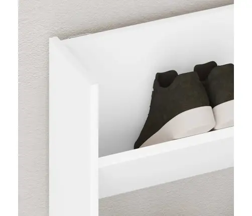 Seina Kingakapp, Valge, 80 X 18 X 90 cm Puitlaastplaat