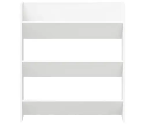 Seina Kingakapp, Valge, 80 X 18 X 90 cm Puitlaastplaat