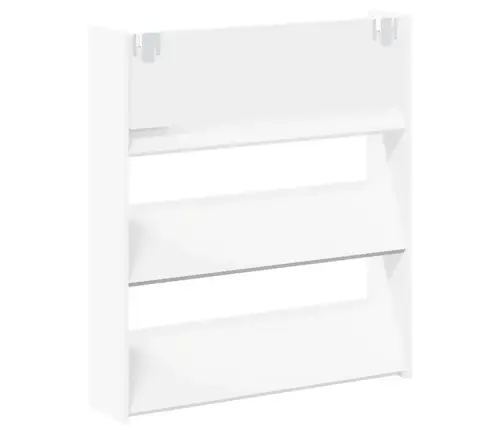 Seina Kingakapp, Valge, 80 X 18 X 90 cm Puitlaastplaat