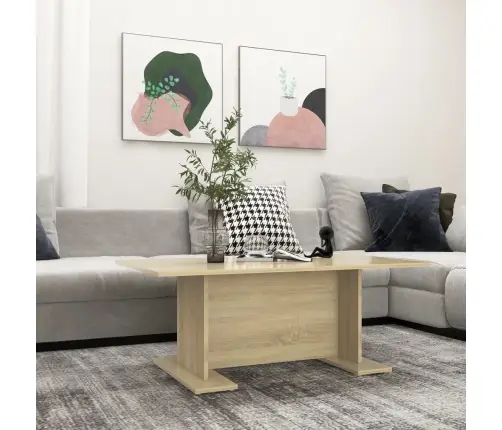 Kafijas Galdiņš, 103,5X60X40 Cm, Ozolkoka, Inženierijas Koks Vidaxl