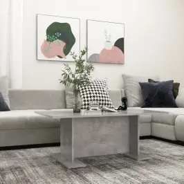 Kohvilaud, Betoonhall, 103,5X60X40 cm Puitlaastplaat