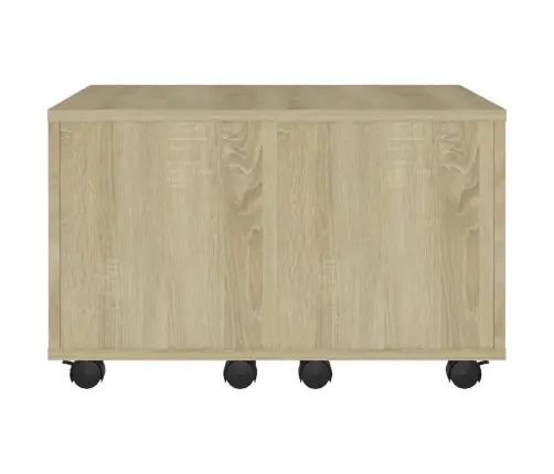 Kafijas Galdiņš, Ozolkoka Krāsā, 60X60X38 Cm, Inženierijas Koks Vidaxl