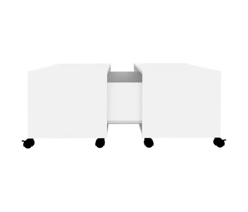 Kavos Staliukas, Baltos Spalvos, 75X75X38cm Mdp