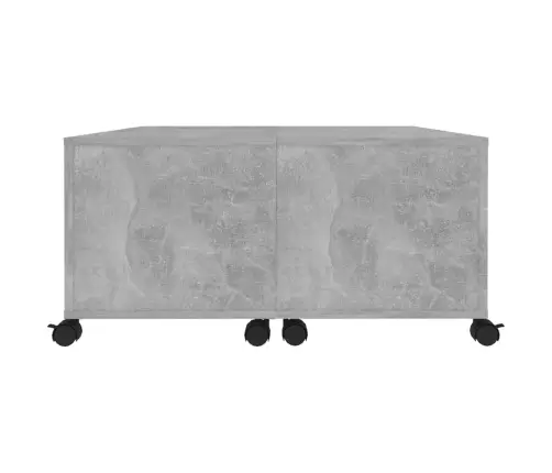 Kohvilaud, Betoonhall, 75 X 75 X 38 cm Puitlaastplaat Kohvilaud, Betoonhall, 75 X 75 X 38 cm Puitlaastplaat