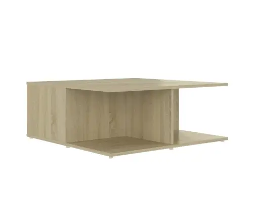 Kafijas Galdiņš, Ozolkoka Krāsā, 80X80X31 Cm, Inženierijas Koks Vidaxl