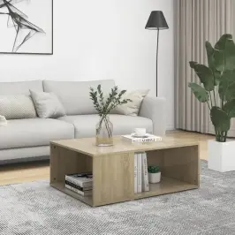 Kafijas Galdiņš, Ozolkoka Krāsā, 90X67X33 Cm, Inženierijas Koks Vidaxl