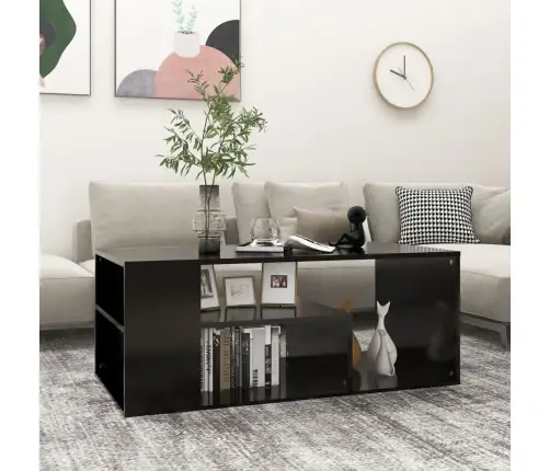 Kavos Staliukas, Juodos Spalvos, 100X50X40cm Apdirbta Mediena