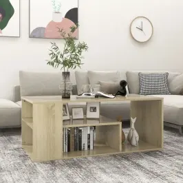Kafijas Galdiņš, Ozolkoka Krāsa, 100X50X40Cm, Inženierijas Koks Vidaxl