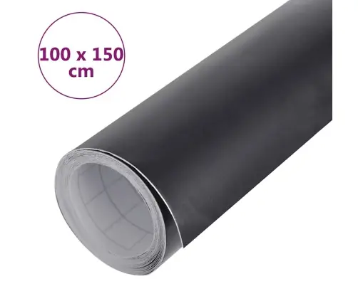 Automobilio Plėvelė, Matinės Juodos Spalvos, 100X150Cm