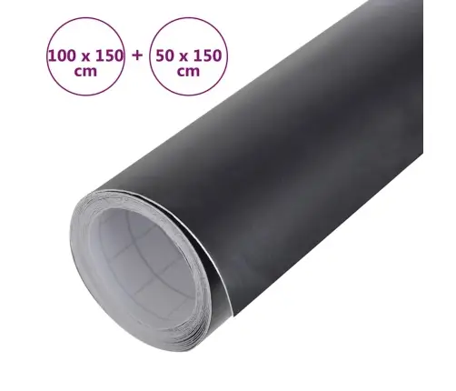 Autokile 2 Tk, Mattmust, 100 X 150 Cm + 50 X 150 Cm