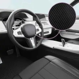 Automašīnu Plēves, 2 Gab., 4D, Melnas, 100X150 Cm + 50X150 Cm Vidaxl