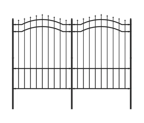 Aiapiire Odaotsaga, Must, 239 X 150 cm Pulbervärvitud Teras