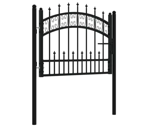 Aiavärav Odaotsaga, Must, 103 X 75 cm Pulbervärvitud Teras