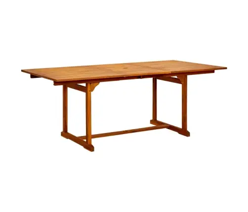 Sodo Valgomojo Komplektas, 5 Dalių, Akacijos Medienos Masyvas, 150-200 Cm