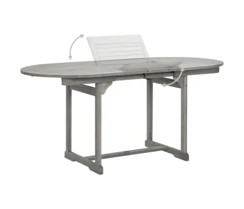 5-Daļīgs Dārza Mēbeļu Komplekts, Akācijas Masīvkoks Vidaxl