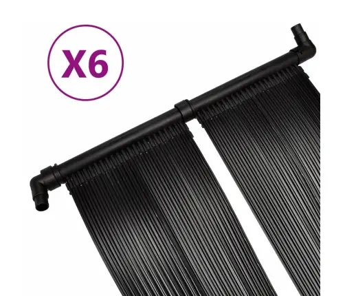 Päikesetoitel Basseini Soojenduspaneel, 6 Tk, 80 X 620 Cm