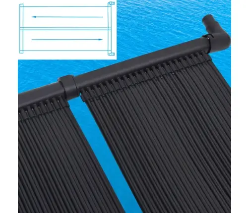Saules Paneļi Baseina Sildīšanai, 2 Gab., 80X310 Cm Vidaxl