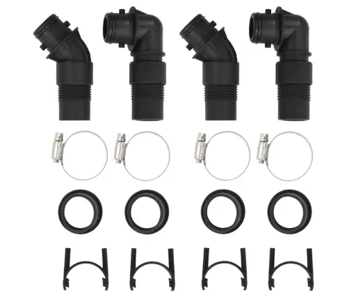 Solāri Baseina Sildītāji, 2 Gab., 75X75X36 Cm, Hdpe, Alumīnijs Vidaxl