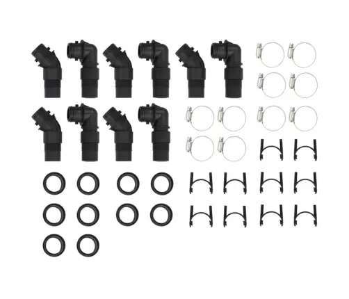 Baseino Šildytuvai, 5Vnt., 75X75X36Cm Hdpe Ir Aliuminis