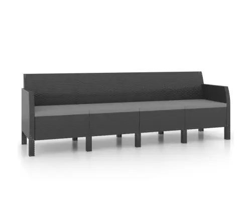 2-Daļīgs Dārza Mēbeļu Komplekts, Matrači, Pp Pinums, Pelēks Vidaxl