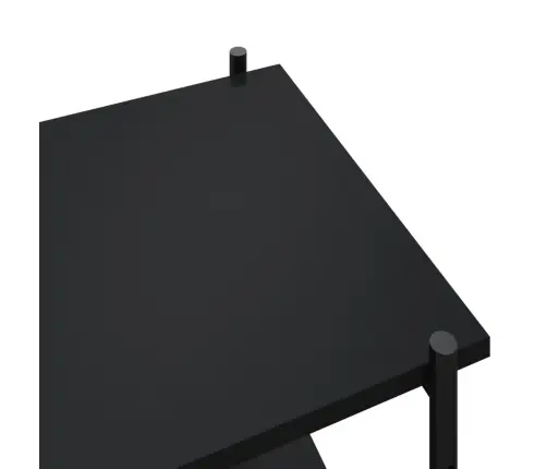 4-Tasandiline Riiuliosa, Must, 80 X 40 X 130 Cm